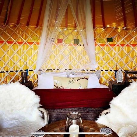 Traditional Yurt @ Longleat Warminster Buitenkant foto